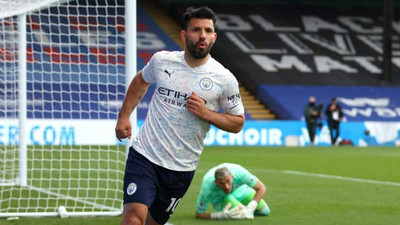 Agüero attı, City şampiyonluk ateşini yaktı