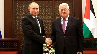 Mahmud Abbas'tan Vladimir Putin'e mektup