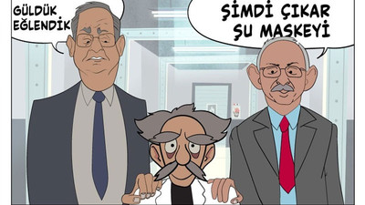 CHP'den AKP'ye karikatürlü yanıt: Şimdi çıkar şu maskeyi