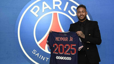 PSG, Neymar'ın sözleşmesinin 2025 yılına kadar uzatıldığını açıkladı