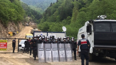 İkizderelilerin doğa nöbetini engellemek için bölgeye çok sayıda asker sevk edildi