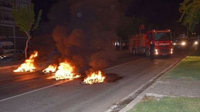 Günlerdir susuz kaldıkları için eylem yapan yurttaşlara polis müdahalesi