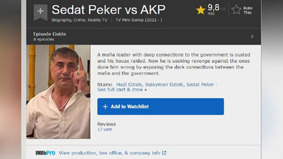 Sedat Peker'in videoları IMDb'ye girdi