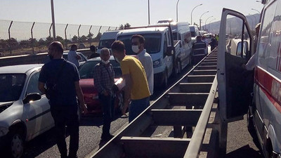 Malatya'da zincirleme kaza: 9 araç çarpıştı, 21 kişi yaralandı