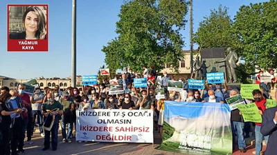 Yöre halkı ve doğa savunucuları Kadıköy'den seslendi: İkizdere'de taş ocağı istemiyoruz