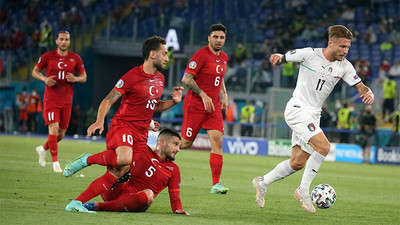 Türkiye, EURO 2020'nin açılış maçında İtalya'ya 3-0 kaybetti