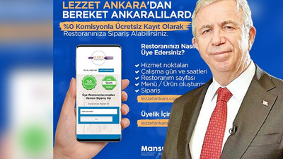 Ankara Büyükşehir Belediyesi sıfır komisyonla sipariş uygulaması kurdu