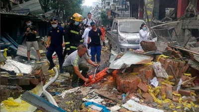 Çin'de doğalgaz hattında patlama: 12 ölü