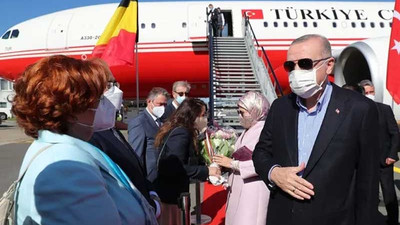 Erdoğan, NATO Zirvesi için Brüksel'de