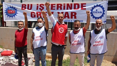 Yüzlerce işçi 'insanca yaşam' için grevde: Sadece kıt kanaat geçinmek için çalışmayı reddediyoruz!