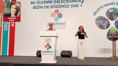 Demokrasi Konferansı emek, özgürlük, adalet talebiyle başladı: Bu, Deniz Poyraz'ların konferansıdır