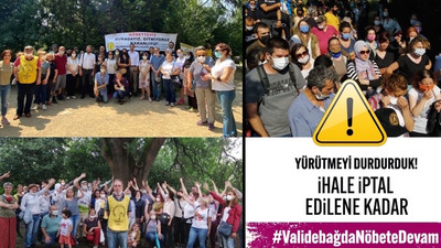 Validebağlılar'ın nöbeti sürüyor: İktidarın Koru üzerindeki rant projeleri devam etmektedir