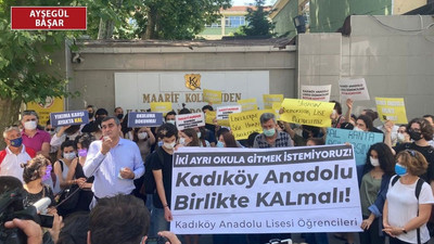 Tarihi lisenin yıkımına öğrenci ve velilerden tepki: Kadıköy Anadolu birlikte KAL'malı