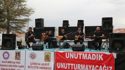 Çorum Katliamı'nda hayatını kaybedenler anıldı