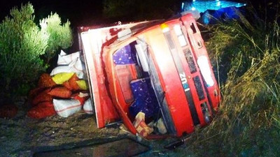 Manisa'da tarım emekçileri kaza yaptı: 1'i çocuk 4 yaralı