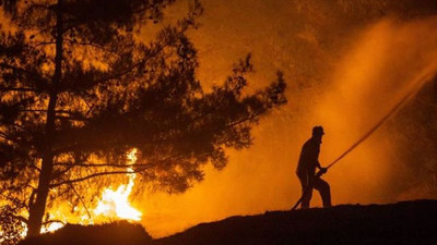 Hatay'da orman yangını: Müdahale sürüyor