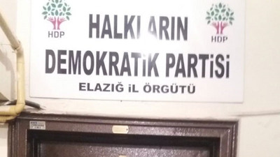 Elazığ'da HDP'lilere tehdit