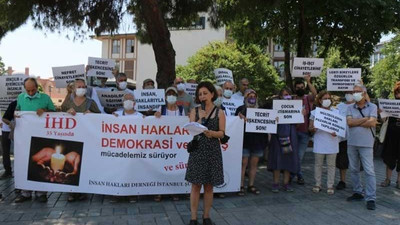 İHD'nin kuruluşunun 35'inci yıl dönümünde İstanbul ve Ankara'da basın açıklaması yapıldı