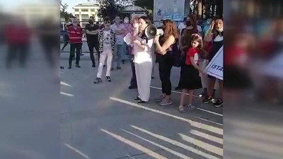 Gebze'de kadınlar 17 yaşındaki Ayşegül'e yönelik cinsel istismarı protesto etti