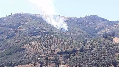 İzmir'in Kiraz ve Ödemiş ilçelerinde orman yangını