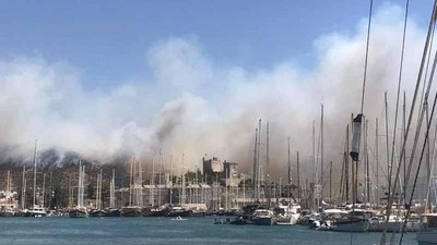 Yangın büyüyor | Bodrum Belediyesi'nden 'trafiğe çıkmayın' çağrısı