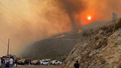 Milas'ta yangın Termik Santral'e yaklaştı, bölge acilen boşaltılıyor