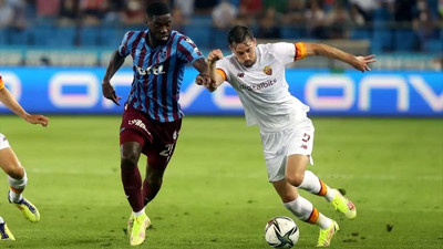 Trabzonspor evinde Roma'ya mağlup oldu