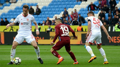 Trabzonspor-Sivasspor maçında ilk 11'ler belli oldu