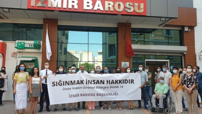 İzmir Barosu: Sığınma talebi lütuf değil hukuki bir zorunluluk