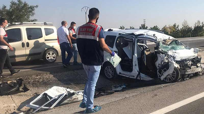 Konya'da patlayıcı madde yüklü araç kaza yaptı: 6 ölü, 2 yaralı