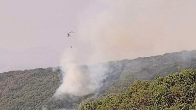 Dersim’deki yangına tepkiler sonucu 13 gün sonra havadan müdahale