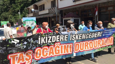 İkizdereliler taş ocağının kapısına dayandı: Bu ateş hepimizi yakacak