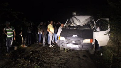 Samsun'da fındık işçilerini taşıyan minibüs devrildi: 13 yaralı