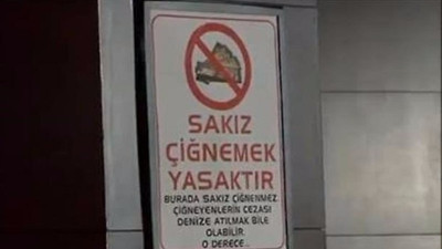 Sakız çiğnedi diye işten atıldı