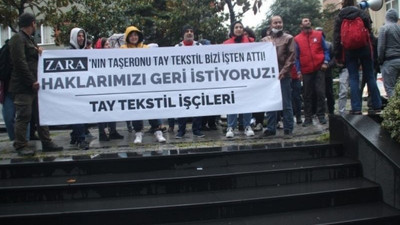 ZARA'nın taşeronu Tay Tekstil gerekçesiz işten çıkarıyor: İşçi eylemi 3. gününde