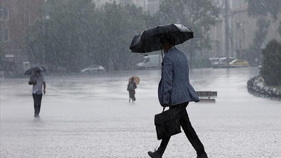 Meteoroloji'den sağanak yağış uyarısı