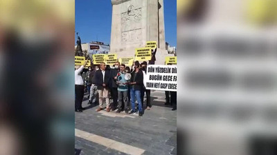 Sağlık işçileri, TİS'teki yüzde 35 gece mesai zammının kaldırmasını protesto etti