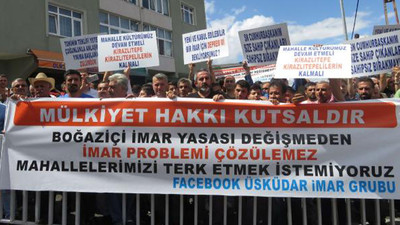 AKP’li belediyenin töreninde bakana protesto