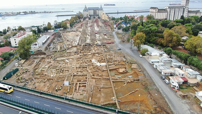 Haydarpaşa'da peronlar kaldırıldı, altında Helenistik döneme ait mezar ve askeri sığınak çıktı