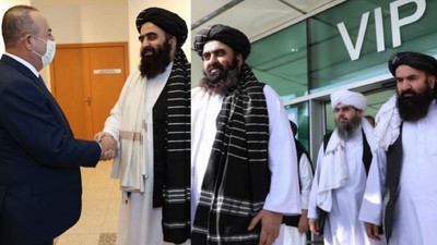 Taliban heyeti ile görüşen Çavuşoğlu açıklama yaptı