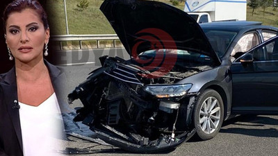 Hande Fırat trafik kazası geçirdi