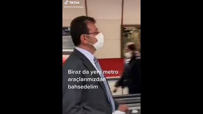 İmamoğlu yeni metroları TikTok videosuyla gösterdi