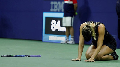 Sharapova'nın gözyaşları
