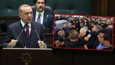 Erdoğan'dan videolu tehdit: Meclis'te Kılıçdaroğlu'na yapılan linç girişiminin görüntülerini izletti