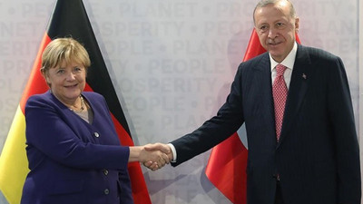 Erdoğan, Merkel ile görüştü