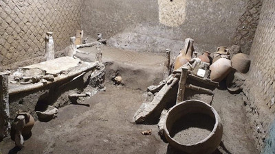 Pompei Antik Kenti'nde 2 bin yıllık 'köle odası' bulundu