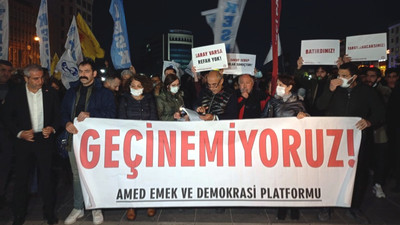 Diyarbakırlılar ekonomik krizi protesto etti: Hükümet istifa