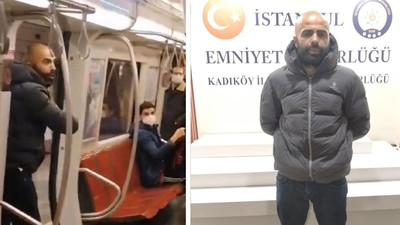 Kadıköy metrosunda bıçakla kadın yolcuya saldıran kişi tutuklandı