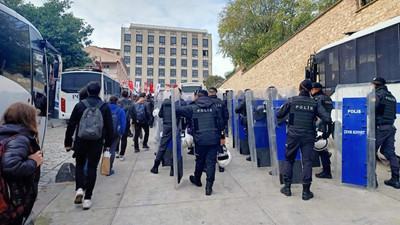 İstiklal Caddesi'nde 25 Kasım ablukası