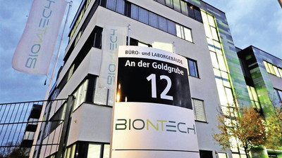 BioNTech bulunduğu Mainz kentinin belediyesine 1 milyar euro vergi ödeyecek